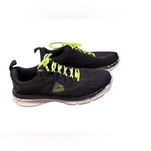 RBX Navy Blue Sneakers with Neon Green Laces Reebok shoe size 10.5